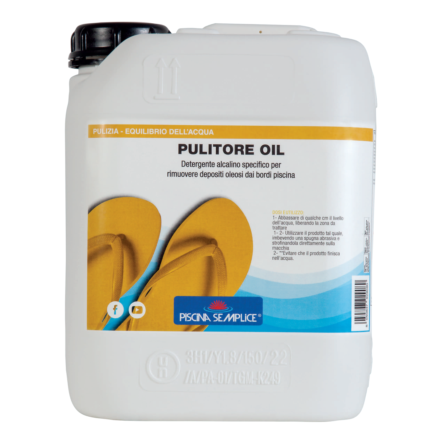 Pulitore Oil Piscina Semplice