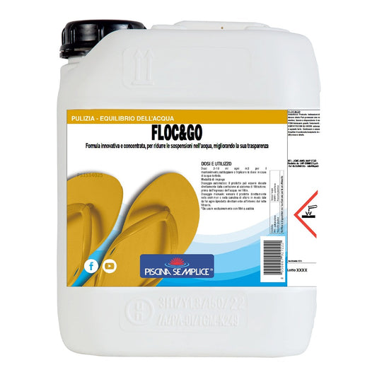Floc&Go Flocculante Liquido Piscina Semplice