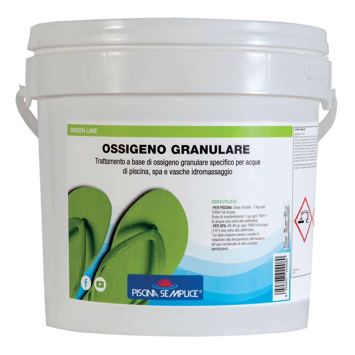 Ossigeno Granulare – Piscina Semplice