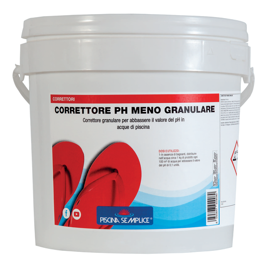 Correttore pH Meno Granulare Piscina Semplice