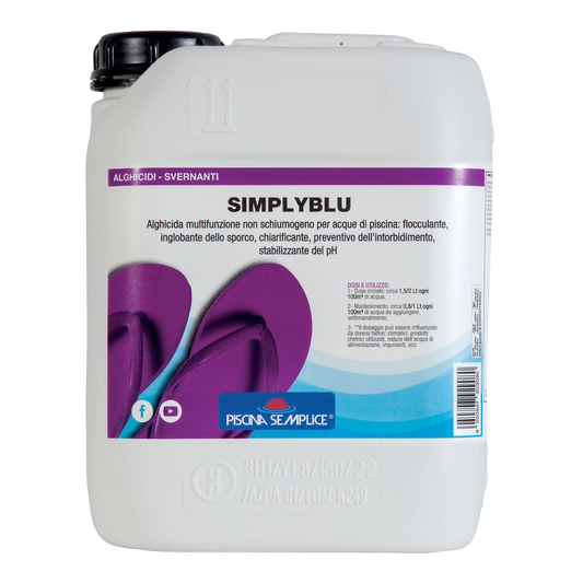 SimplyBlu Piscina Semplice – Alghicida Multifunzione di Ultima Generazione