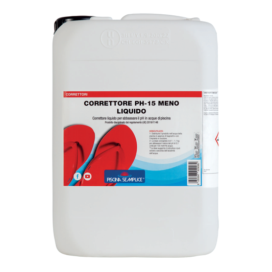 Correttore pH Meno Liquido Piscina Semplice