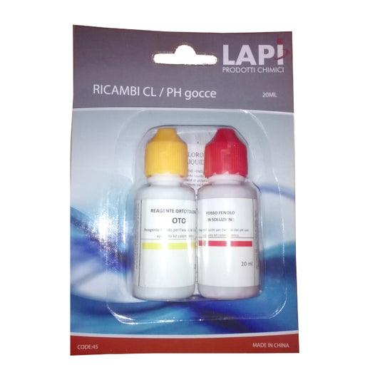 Ricambi CL/pH/Bromo Gocce Piscina Semplice