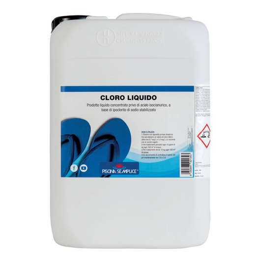 Cloro Liquido Piscina Semplice – Trattamento Professionale per Piscine