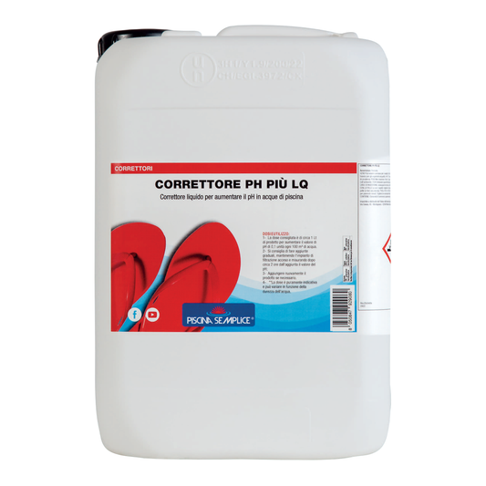 Correttore pH Più Liquido Piscina Semplice