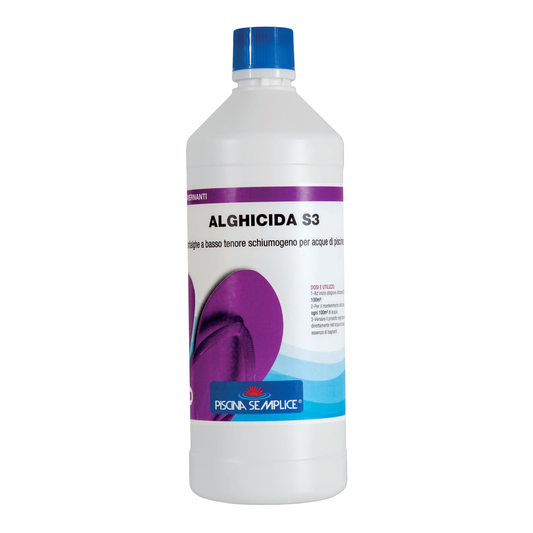 Alghicida S3 Piscina Semplice – Antialghe Concentrato per Piscine