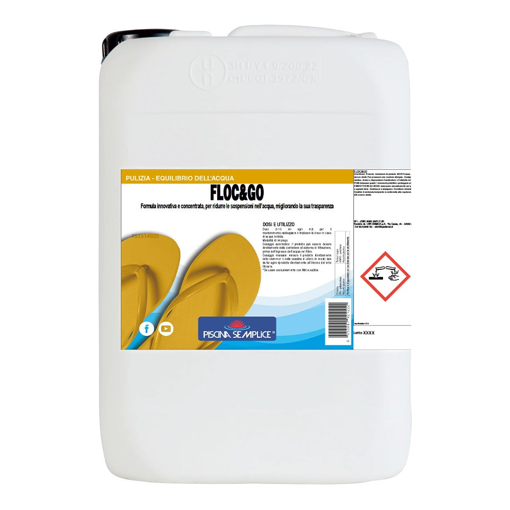 Floc&Go Flocculante Liquido Piscina Semplice