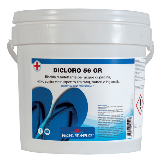 Dicloro 56 Granulare Piscina Semplice