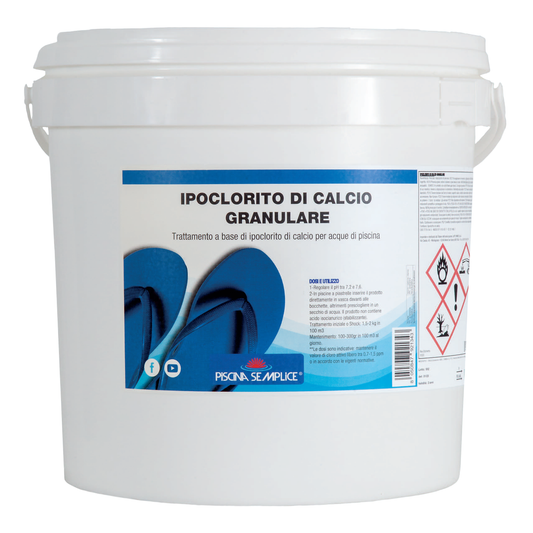 Ipoclorito di Calcio Granulare Piscina Semplice