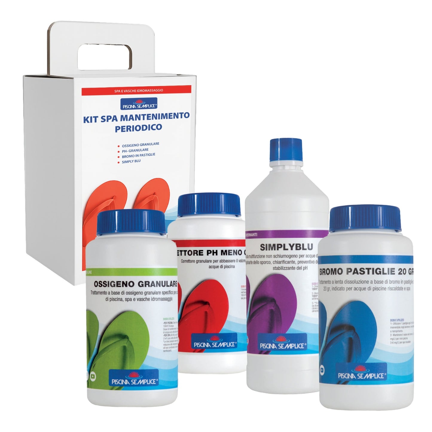Kit SPA Mantenimento Periodico Piscina Semplice