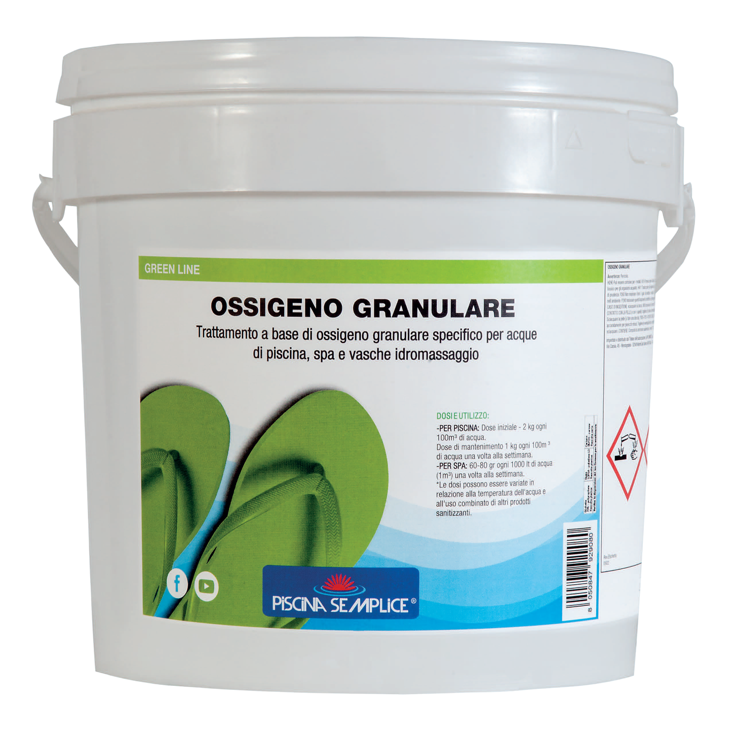 Ossigeno Granulare – Piscina Semplice