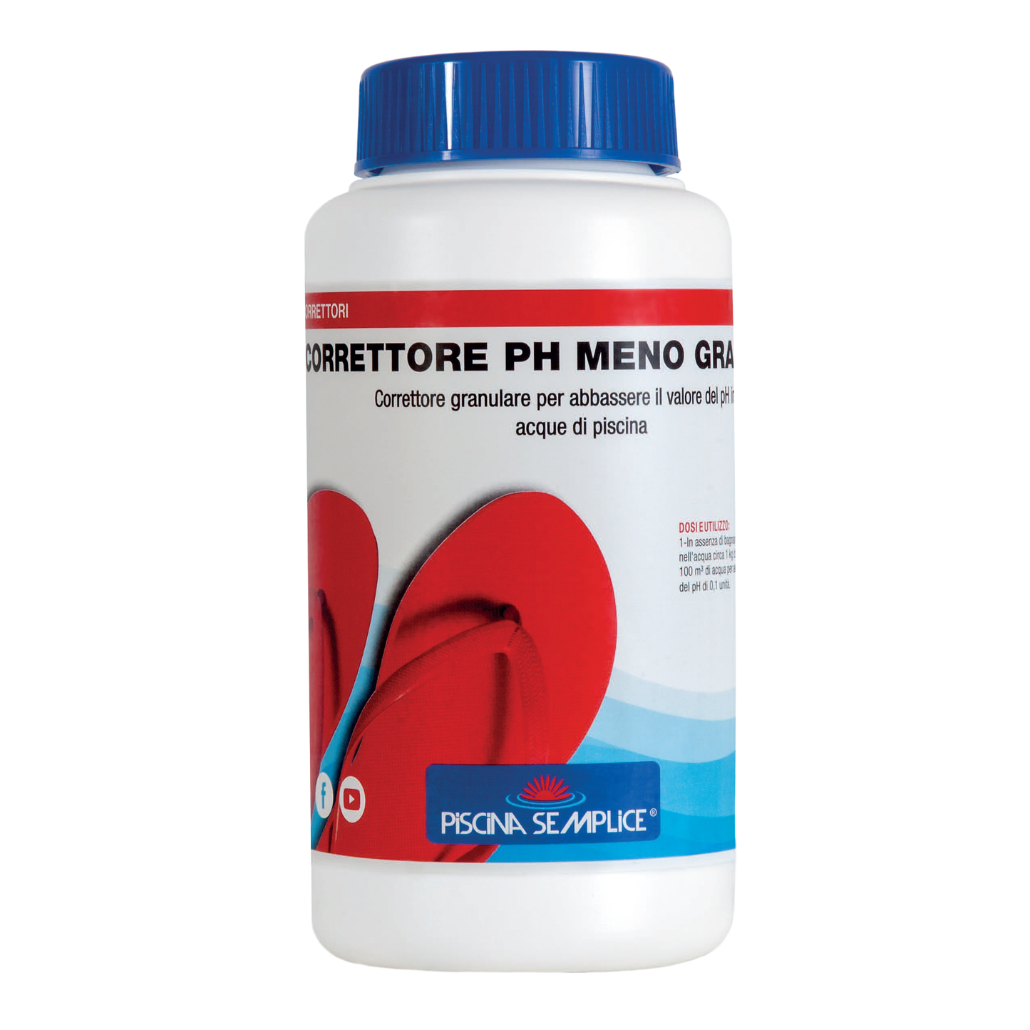 Correttore pH Meno Granulare Piscina Semplice