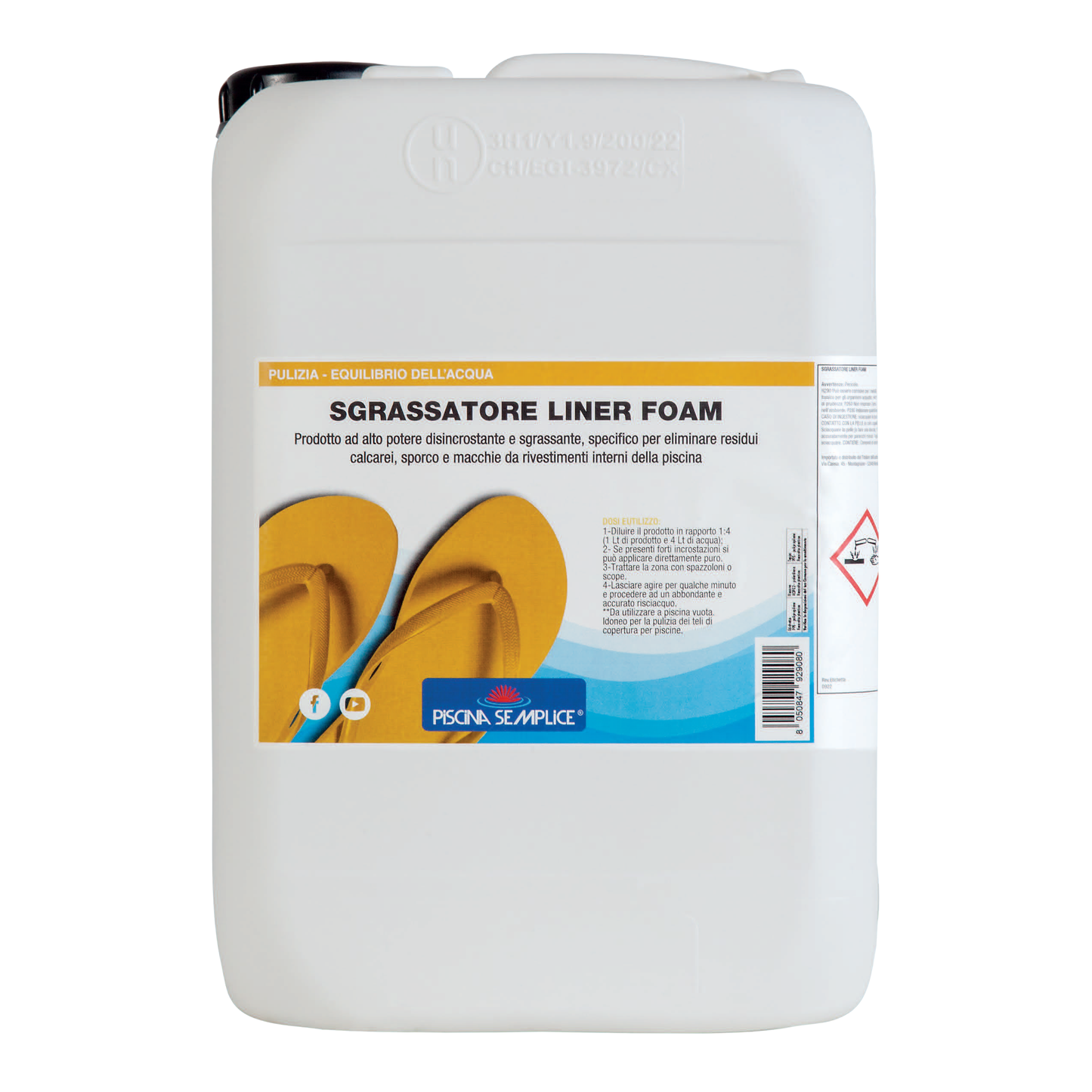 Sgrassatore Liner Foam Piscina Semplice