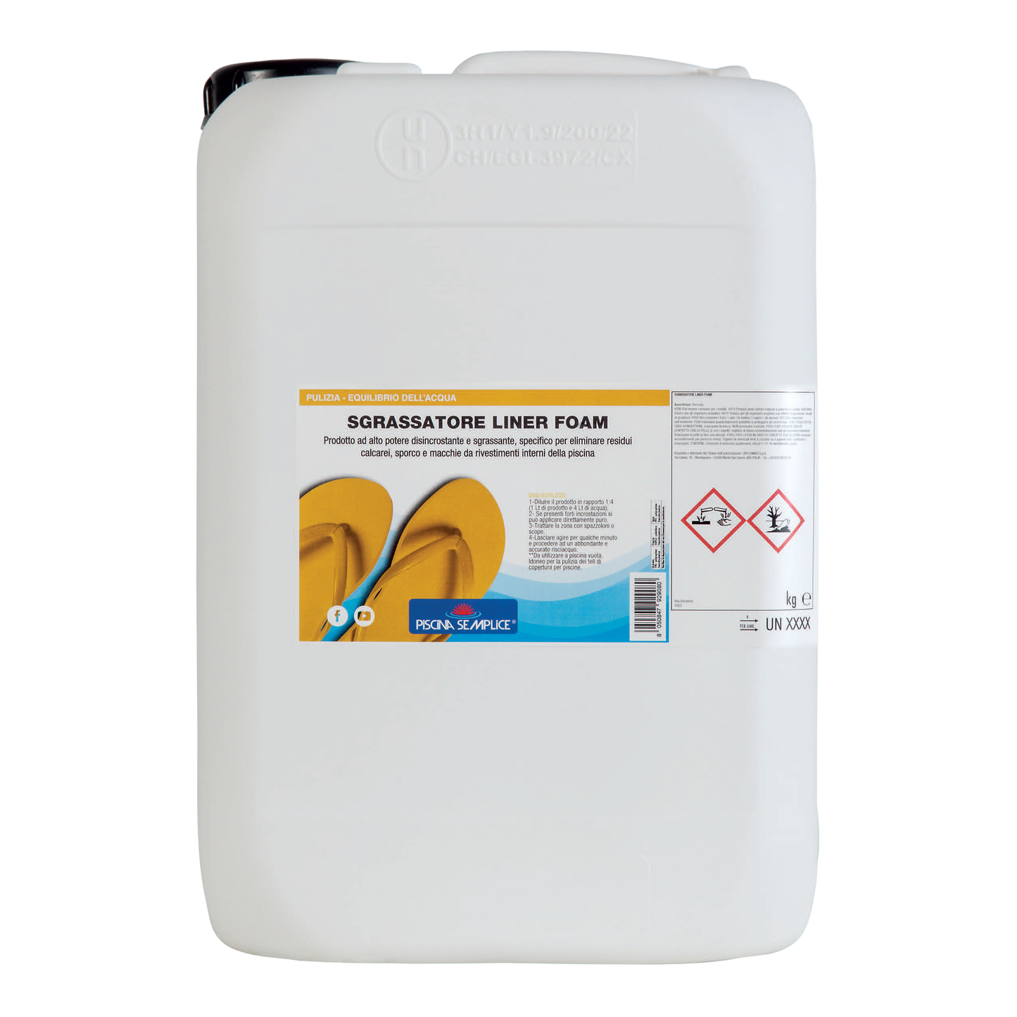 Sgrassatore Liner Foam Piscina Semplice