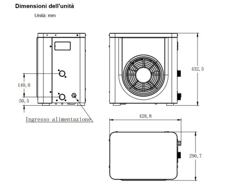 Pompa di Calore Poolstyle Mini 3 kW