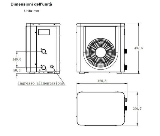 Pompa di Calore Poolstyle Mini 3 kW