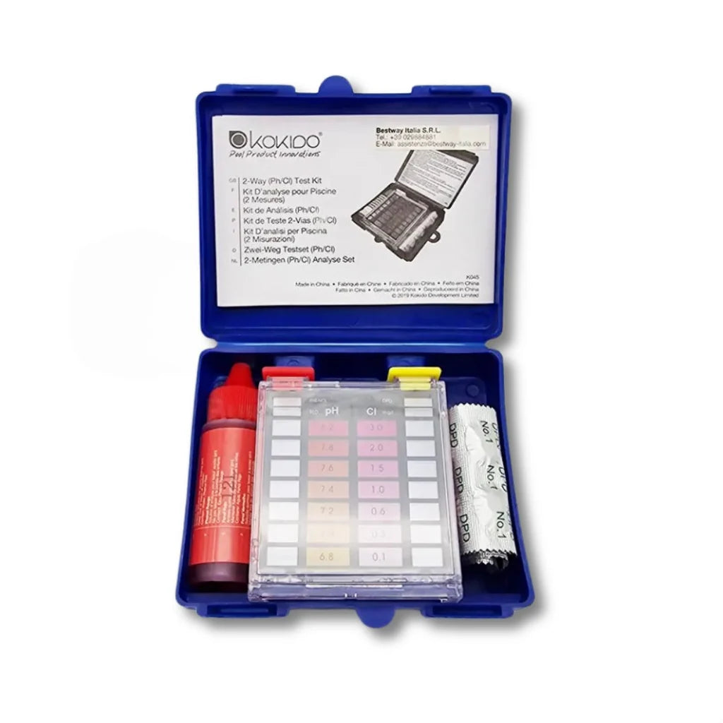 Kit Analisi pH Liquido e Cloro in Pastiglie