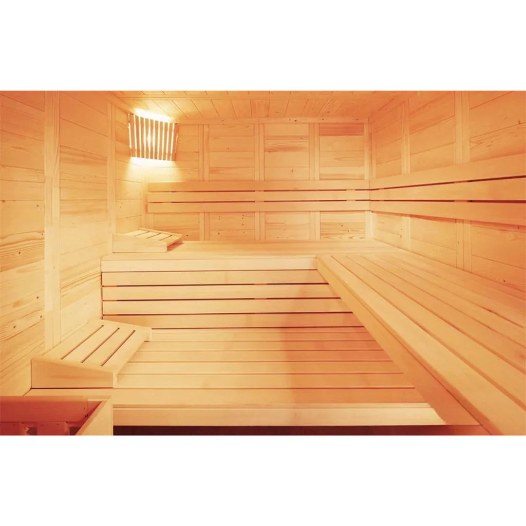 Sauna Alaska - Sauna Finlandese in Abete Rosso con Vetro Panoramico